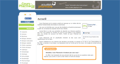 Desktop Screenshot of cours-pharmacie.com